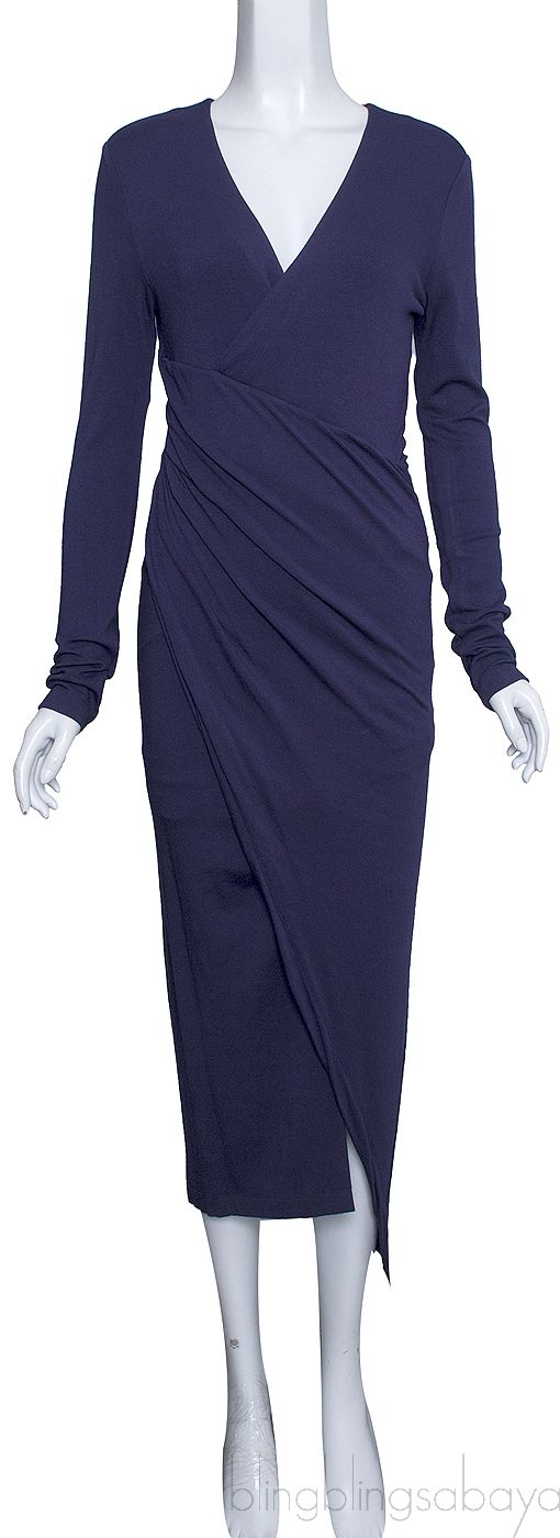 Asymmetric Purple Wrap Dress - Buy \u0026 Consign Authentic Pre-Owned Luxury  Goods