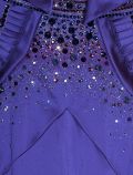 Crystal embellished Purple Dress 