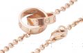 Rose Gold LOVE Chain Bracelet 