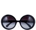 Oversized Black CC Sunglasses