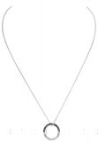1837 Circle Silver Necklace Pendant  