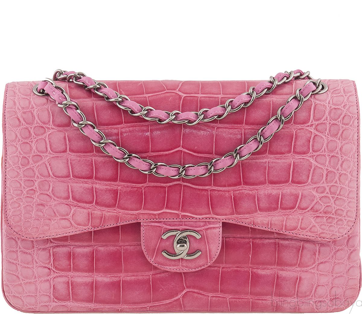 1990s Chanel Haute Couture Cyclamen Bag For Sale at 1stDibs