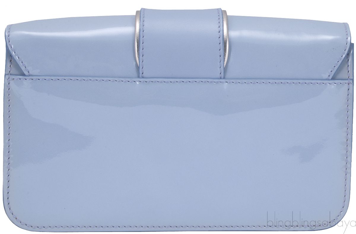 Light Blue Patent Cross-body Bag* 