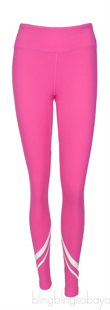 Printed Stretch-Jersey Leggings Pink